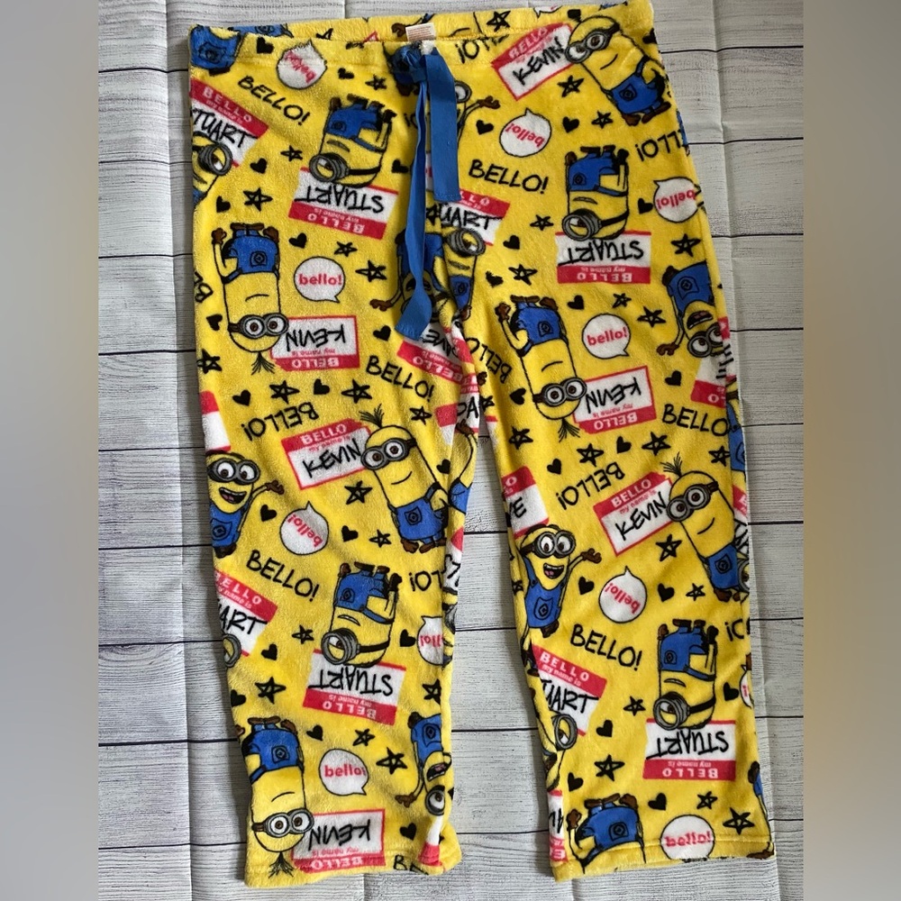 Universal Yellow and Blue Cartoon Pajamas